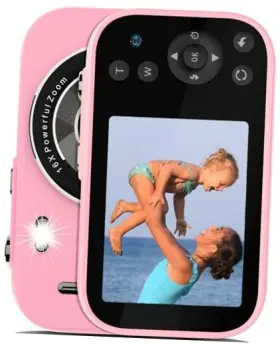 A-digital 762736170838 Camera 4k Autofocus Vlogging For Kids With 16x Zoom Anti