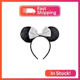 A Miaow 635648267401 Colorful Sequin Headband Glitter Bow Hair Clasp Adults Women Butterfly H