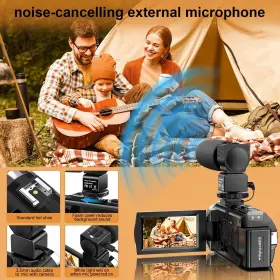 24mp Aasonida 786118034396 Video Camcorder For Digital Vlogging Fhd 1080p 30fps 3.0 Inch 270 Rot #3