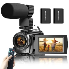 24mp Aasonida 786118034396 Video Camcorder For Digital Vlogging Fhd 1080p 30fps 3.0 Inch 270 Rot