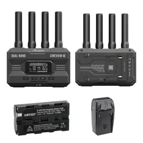 Accssoon 810101253102 Cineview Video Transmitter/receiver With Battery Pack And Charger