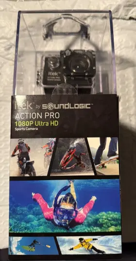Action 841133100300 Itek Soundlogic Pro 1080p Ultra Hd Sports Camera Brand New
