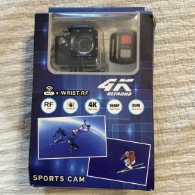 3602 Action 854207006606 4k Ultra Hd Sports Cam Wi-fi Wrist Rf Water Resistant Mounting Kit