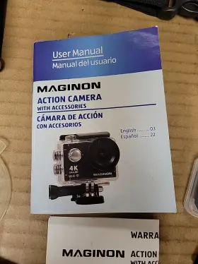 Ac-777 Action Maginon Camera 4k Ultra Hd Waterproof Model No. Accessories Pics #2