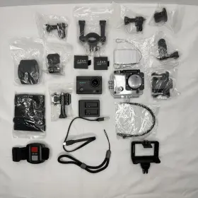 Ac-lc2 Action Aukey Sports Camera Wifi Waterproof Cam Remote And Accessory