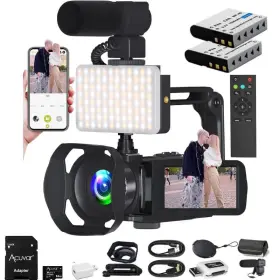 B0fny8msj5 Acuvar 4k Video Camera Camcorder 48mp Vlogging For Youtube 60fps 18x