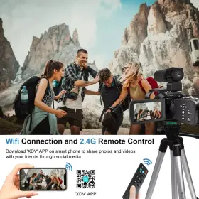 Mf4k48mp Acuvar 4k Video Camera Camcorder Ultra Hd 48mp 60fps Wifi Ir Free Shipping #3