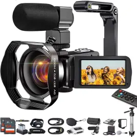 Mf4k48mp Acuvar 4k Video Camera Camcorder Ultra Hd 48mp 60fps Wifi Ir Free Shipping