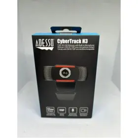 Adesso 783750010788 Cybertrack H5 1080p Hd Usb Webcam With Dual Built-in Mic Privacy Cover