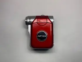 Dzo-v50 Aiptek Red Camera Video Recorder 4x Smartzoom Camcorder Mp3 #3