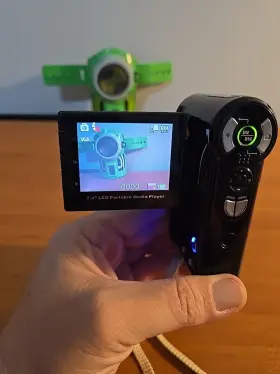 Dzo-v58 Aiptek Digital Camcorder Camera No Sd With Battery Tested And Works #3