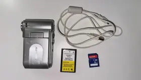 Dzo-v58n Aiptek Digital Camcorder With Battery Charger And Sd Card Tested Working