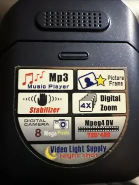 Is-dv2.4blue Aiptek Mpeg-4 Digital Camcorder With Video Stabilization Blue #3