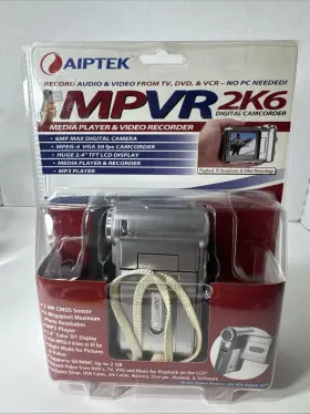 Mpvr2k6 Aiptek Digital Camcorder Untested/parts Only In Original Package