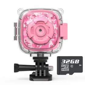 Akamate 605734342718 Kids Action Camera Waterproof Video Digital Children Cam 1080p Hd Spo