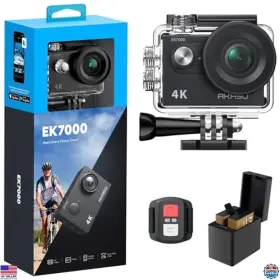 B01hgm33hg Akaso 4k Wifi Action Camera 20mp Eis Waterproof 131ft Remote Control 4x Zoom Black