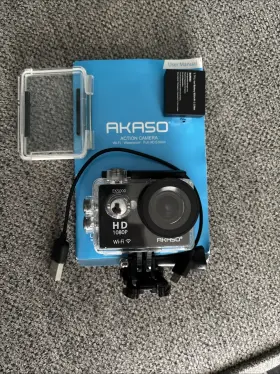Ek5000 Akaso Action Camera 1080p Full Hd Waterproof 30m Wi-fi Wide-angle