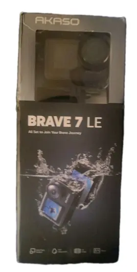 Syya0021-bk-se Akaso - Brave 7 Le Se 4k Waterproof Action Camera With Remote Black