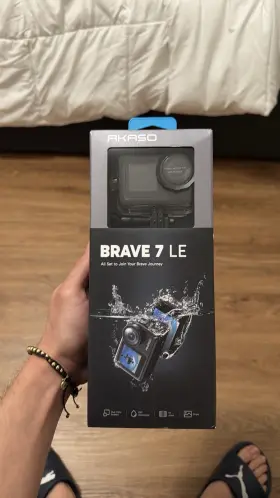 X0043j5vv7 Akaso Brave 7 Le 4k Action Camera Dual Color Screens Ipx7 Waterproof Microsd