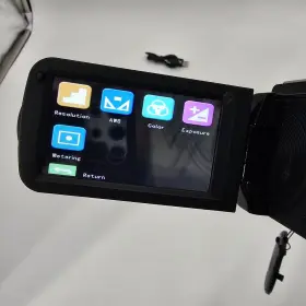 Hdv-z20 Andoer Video Camera Hd 1080p Wifi Touch Panel 24mp Battery And Usb Tested #3