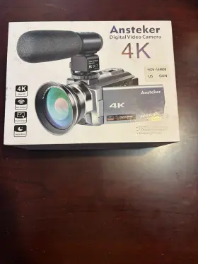 Hdv-534km Ansteker 4k Digital Video Camera Complete Bundle Used