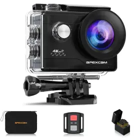 20mp Apexcam 734621192256 Action Camera 4k Sports 40m 170 Wide-angle Wifi Waterproo