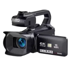Arcvdcr6k Aries Cineview 6k Ultra Hd Camcorder - 3 Inch Flip Screen Wifi 18x Zoom