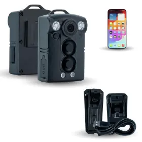 Armorhawk 198168876602 2k Body Camera With Video And Audio Recording - Police Worn Cam 160