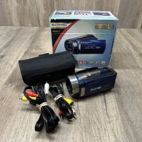 Dnv16hdz-bl Bell And Howell 1080p Full Hd With 10x Optical Zoom Camcorder - Blue Dnv16hdz
