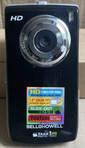 T100-w Bell And Howell Take 1 Camcorder Camera Usb Digital Video Still