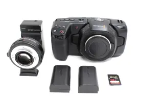 Blackmagic 338716005387 Pocket Cinema Camera 4k Camcorder With Speedbooster - Good Condition