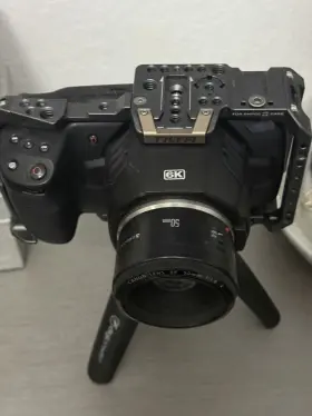 Blackmagic Design 253692632671 Pocket Cinema Camera 6k Pro 50mm Canon Ef Lens With Smallrig Cage #2