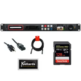 Blackmagic Design 726667945323 Hyperdeck Studio Hd Mini With 128gb Memory Card Bundle