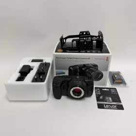 Bgm113a Blackmagic Design Pocket Cinema Camera 4k 8.8mp Micro Four Thirds Body