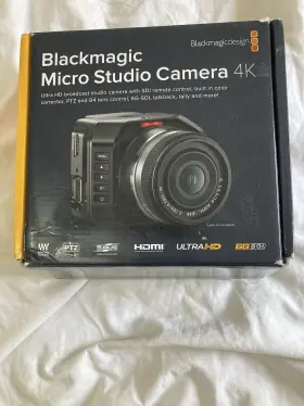 Bmdmicrostudcam4k Blackmagic Design Micro Studio 4k Camera Bmmsc With Accessories