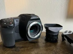 Campochdef06p Blackmagic Design Pocket Cinema Camera 6k Pro With Takumar 28mm Vintage Lens