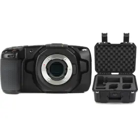 Pocktcam4kcsbn Blackmagic Design Pocket Cinema Camera 4k Body Only With Skb Case