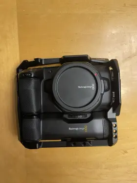 W-cin-15 Blackmagic Design Black Magic Pocket Camera 6k With Battery Grip And Cf Card