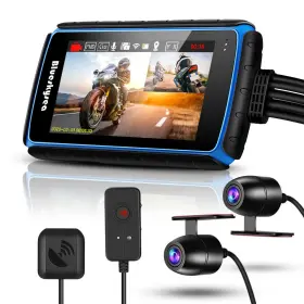 Dv988 Blueskysea 2 Channel Wifi Gps Motorcycle Camera Dvr Dashcam Front And Rear Cam Video Recorder #2