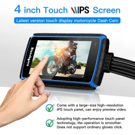 Dv988 Blueskysea 2 Channel Wifi Gps Motorcycle Camera Dvr Dashcam Front And Rear Cam Video Recorder #3
