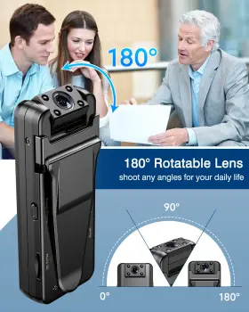 Boblov 973692205098 64gb Mini Camera 1080p Wearable Body Video Recorder Night Vision #2
