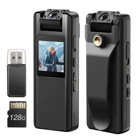 A22-128g Boblov A22 128gb Body Camera 2200mah Battery Bodycam With Night Vision 11 Hours Rec