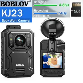 1296p Boblov Kj23 Body Camera With Audio Police Dash Video Recorder Camcorder
