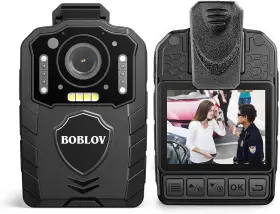 Recording128gb Boblov Kj25 Body Camera 1440p Police Night Vision Video