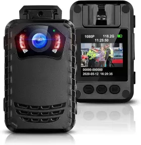 Lyy112706 Boblov Full Hd 1296p Camera Camcorder Body Police Cam Audio Video Night Vision #3