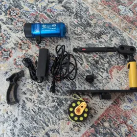 Mt09 Bonica Video Light With Kit Underwater Scuba Needs Battery Tested #2