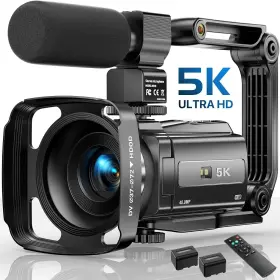 48mp Branded 313091389382 Camara De Video 5k Profesional Para Youtube Con Wifi Microfono Remoto Y Usb
