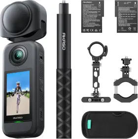 48mp Branded 711181056792 360 Weatherproof Action Camera - 5.7k Video Sensors Ai Tracking
