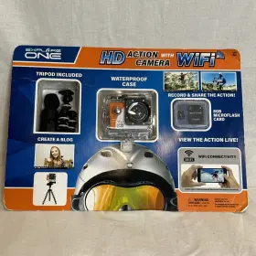 Bresser 812257019472 Explore One Wifi Hd Action Camera With Accessories 2450002-brand New Sealed