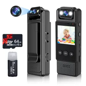Bzcml122 Bzzcam Small Body Camera With Audio And Video Recording 1080p 64g Handheld Bodycam W